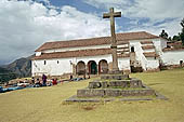 Chinchero, the colonial church erected on Incan walls 